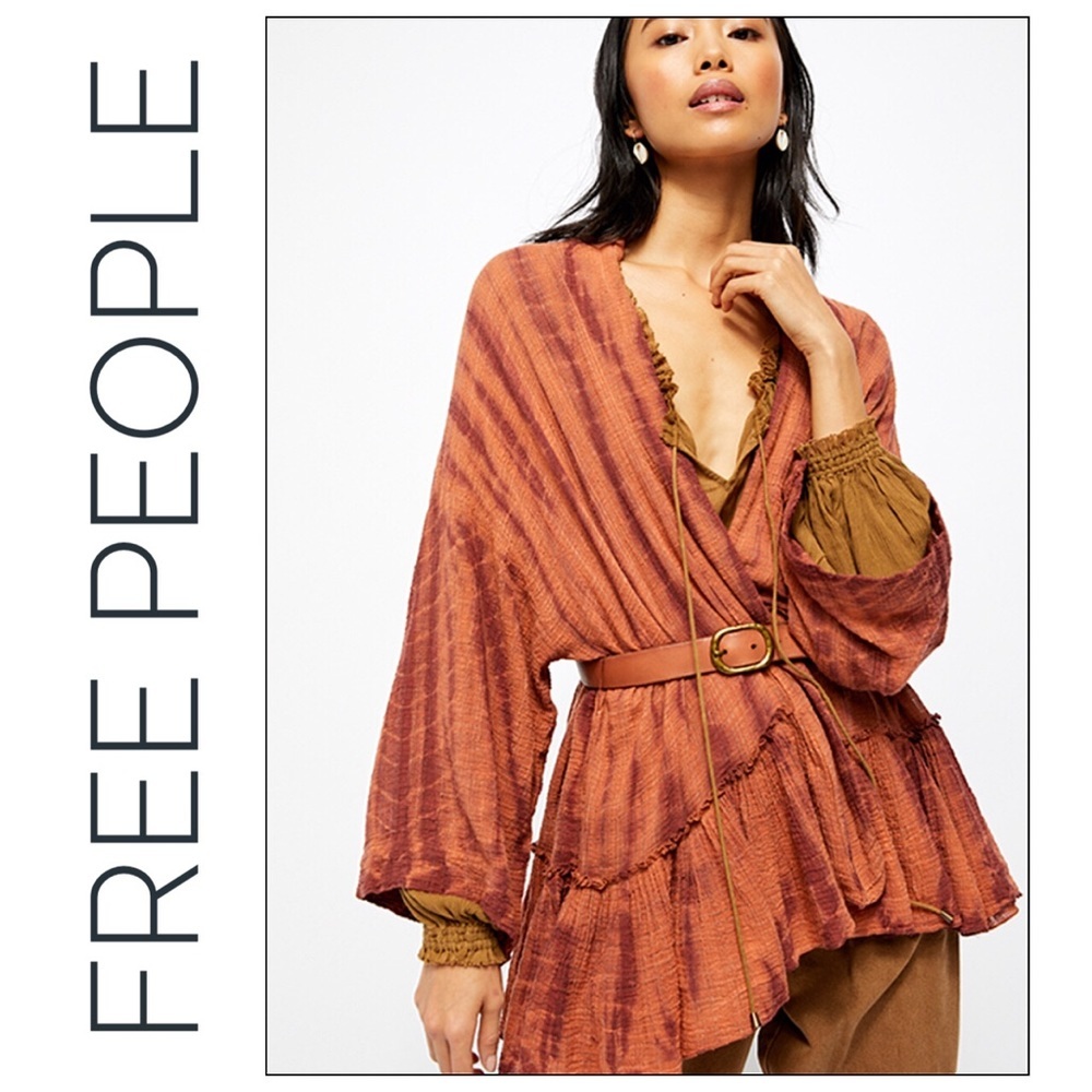 Free People Sasha Tie Dye Kimono - Picture 6 of 6